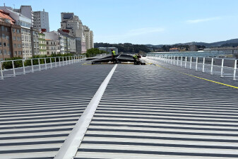 noticia Nueva instalación de seguridad en altura en A Coruña 